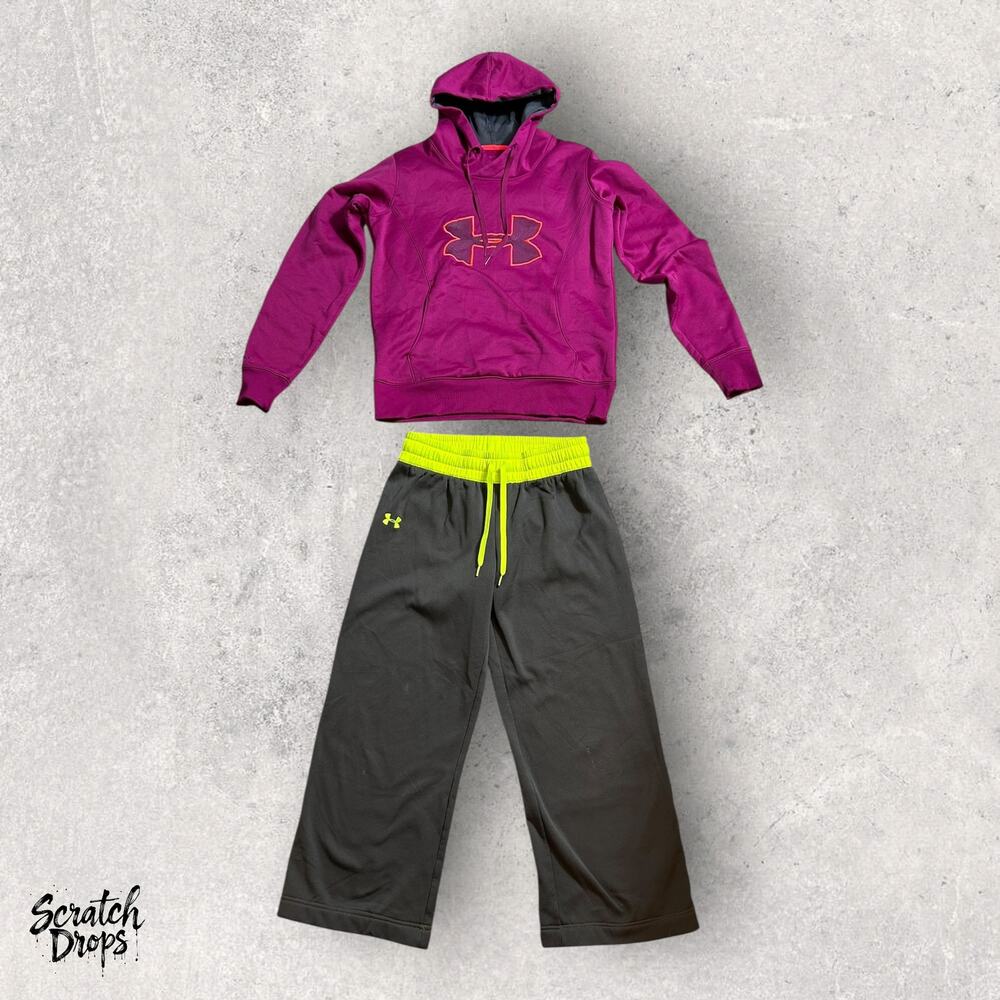 Women's Activewear Bundle Size Med Hoodie Pants Gym Workout Yoga Comfortable Set